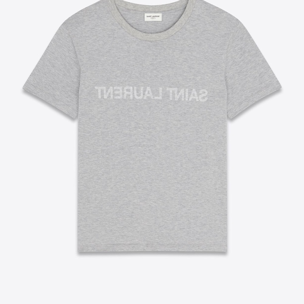 SAINT LAURENT REVERSE T-SHIRT
